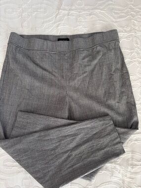 Talbots Black and Gray Glen Plaid Tailored Pants